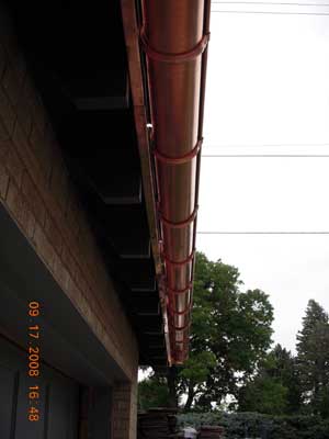 copper fascia and gutters